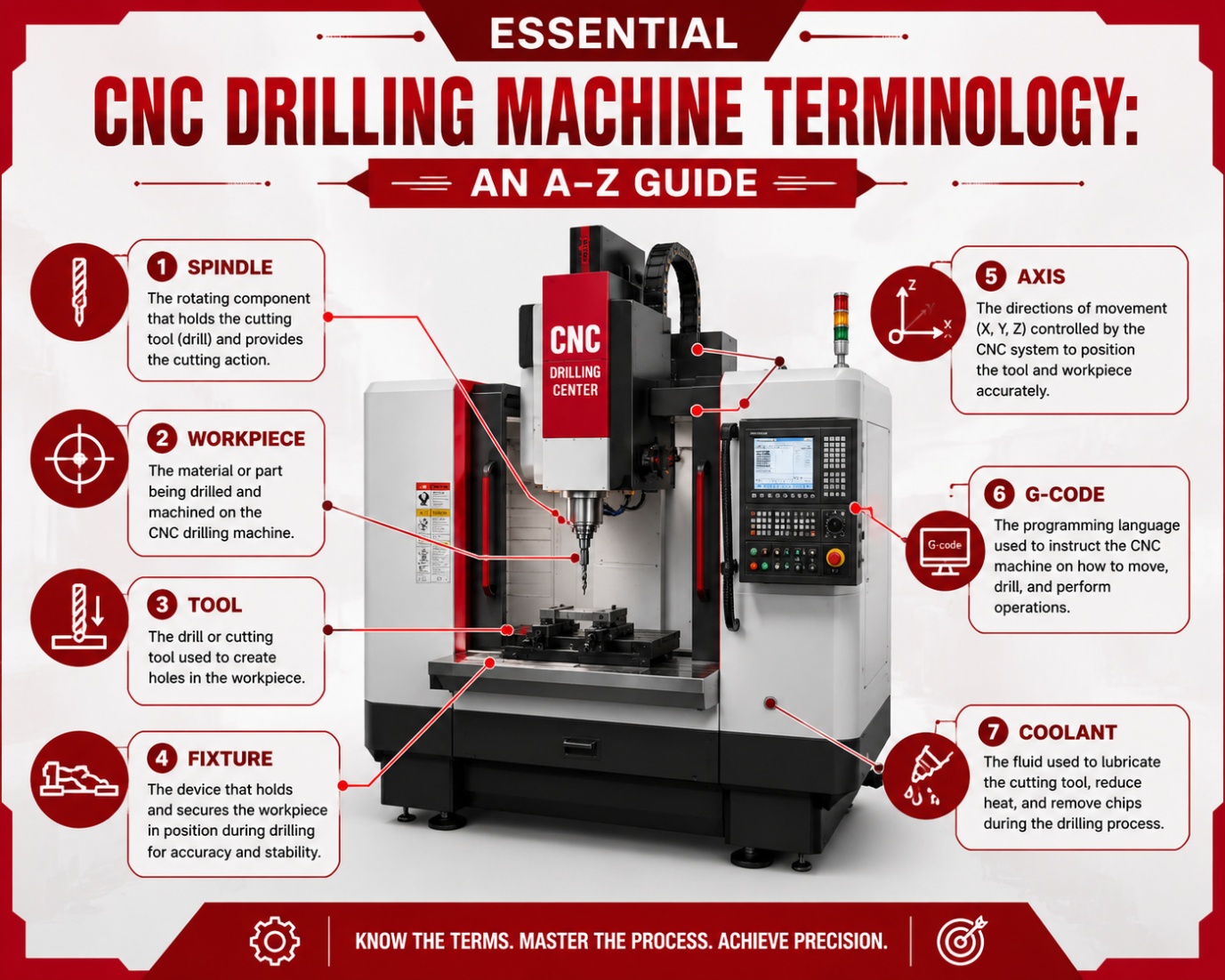 CNC Drilling Machine Terms