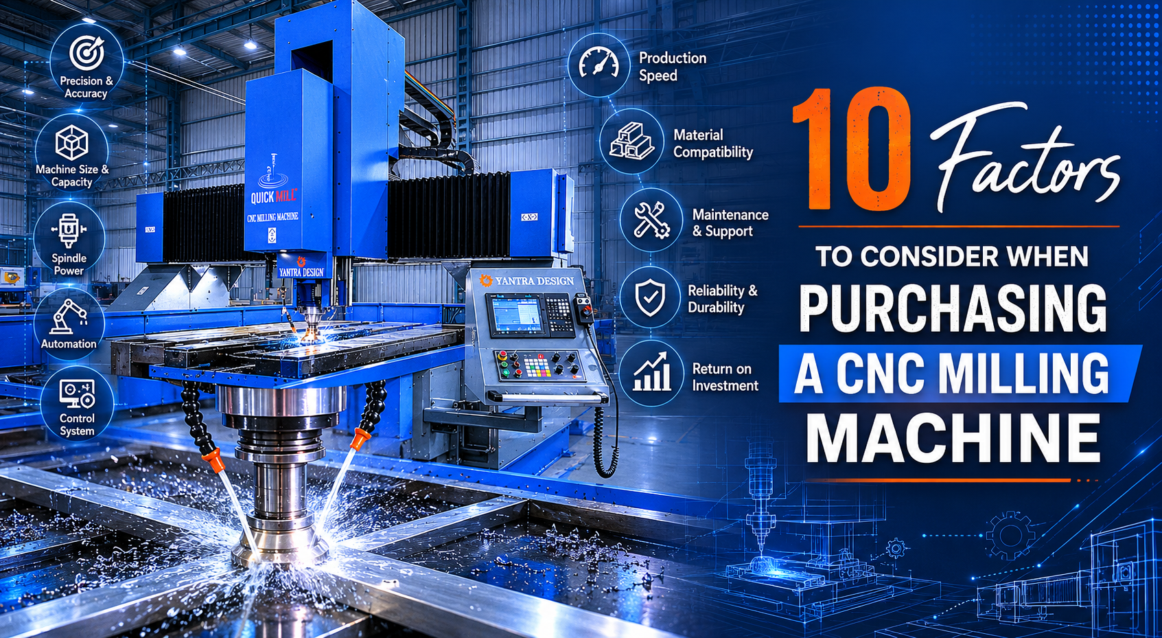 10 Factors to Consider When Purchasing a CNC Milling Machine